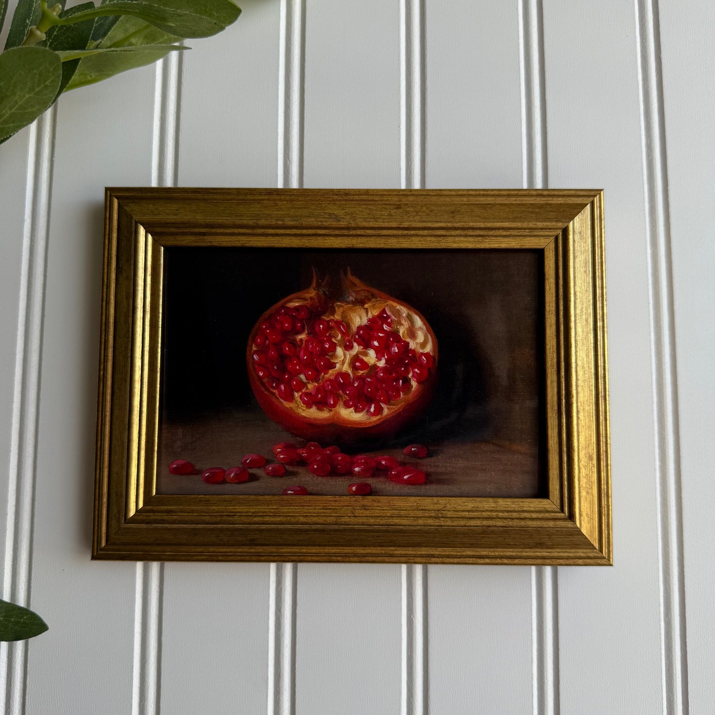 Vintage Style Pomogranate Still Life Art Print gallery wall