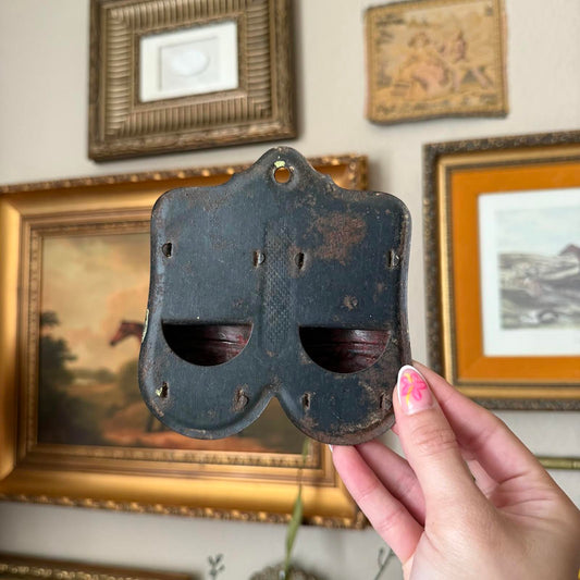 Vintage Tin Match Holder