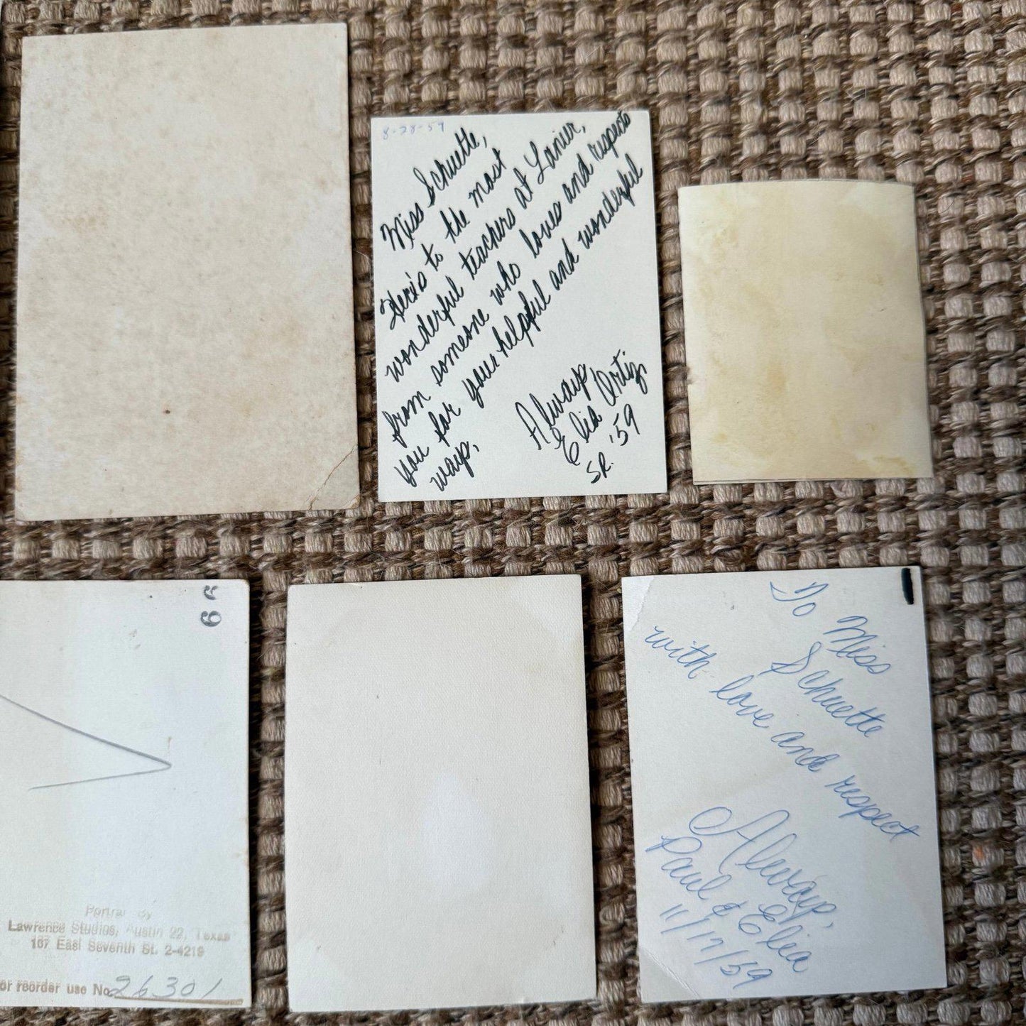 Vintage 1950s old photo Lot Bundle set of 8