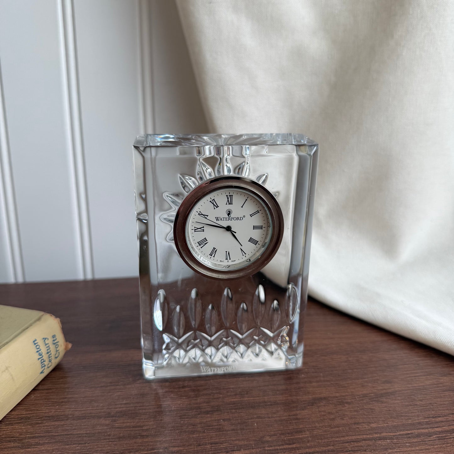 Waterford Crystal Lismore Desk Clock