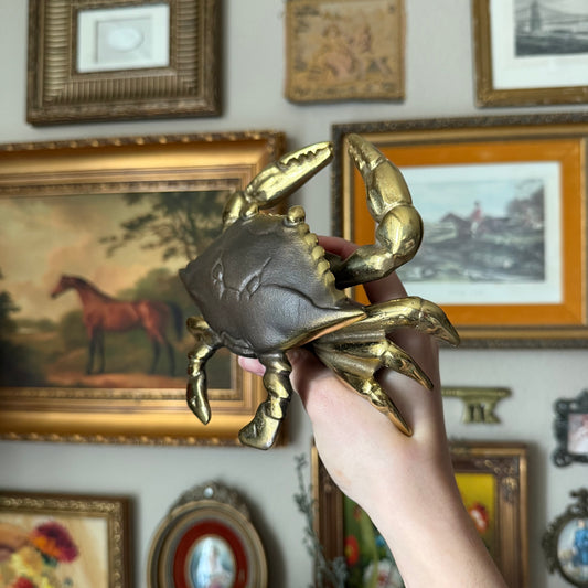 Vintage Brass Crab Door knocker 1998