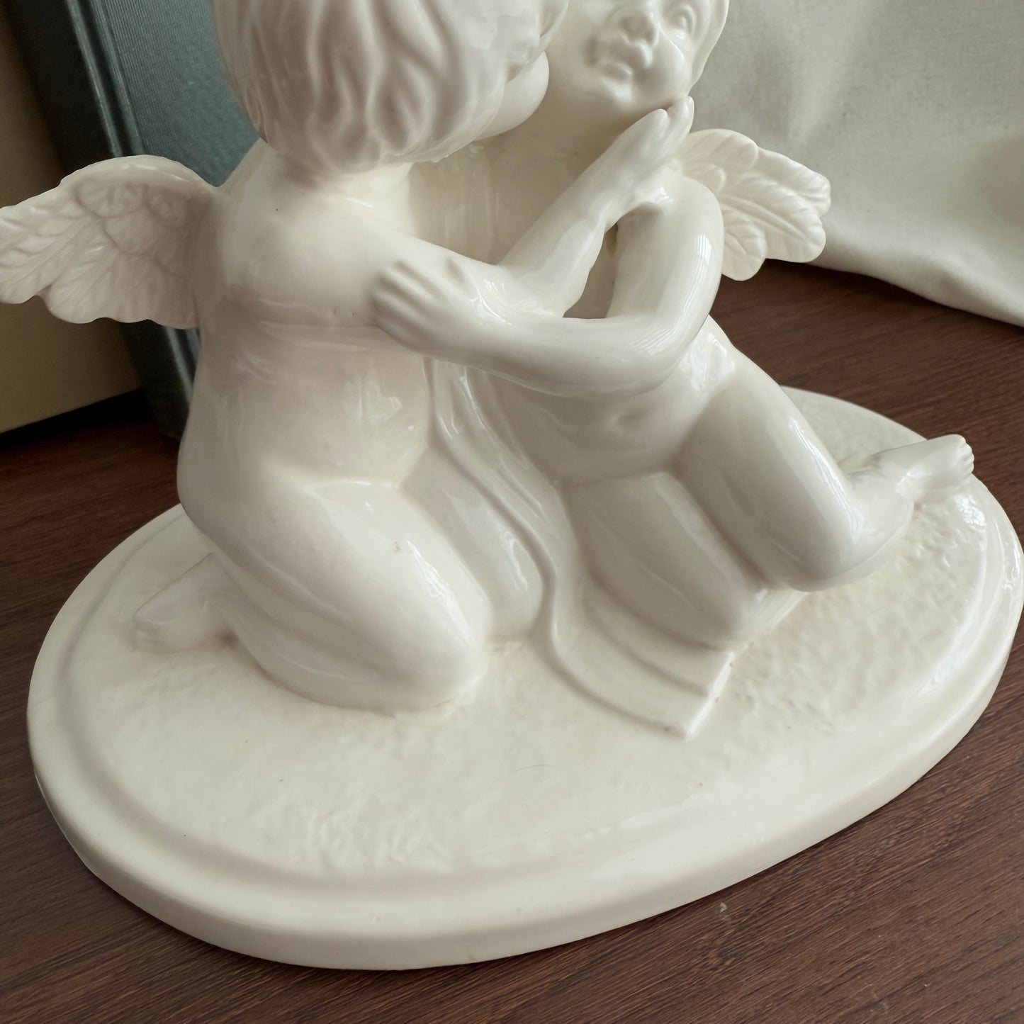 Ceramic cherubs