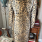 Carine Roitfeld x Uniqlo leopard faux fur coat