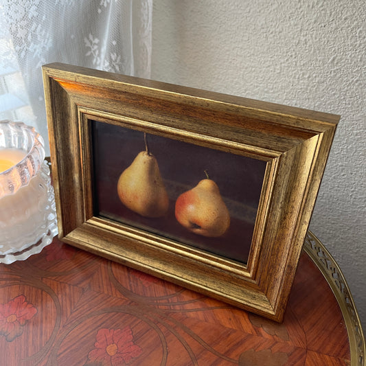 Still Life Pears Framed Art Print