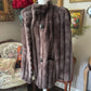 Vintage Outer Layers Coat Womens Brown Faux Fur Made in USA