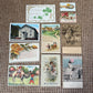 Vintage postcard Ephemera lot bundle