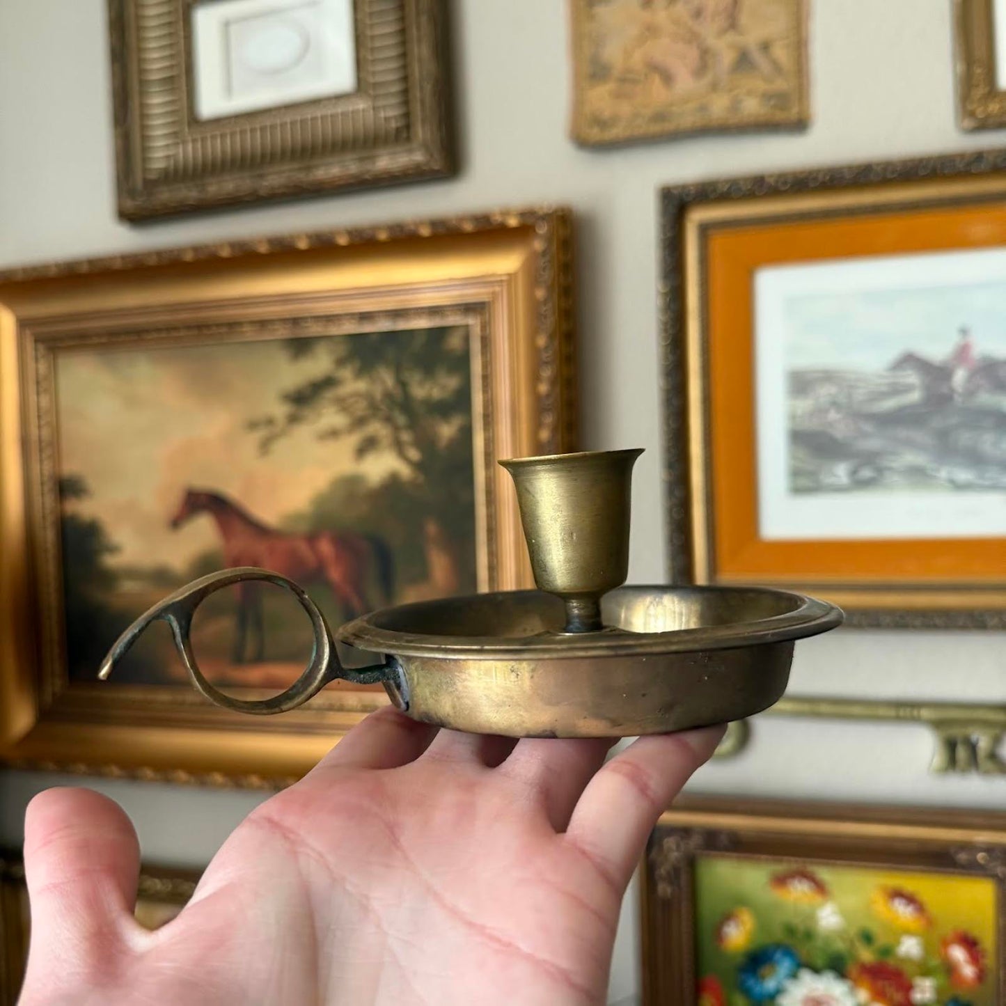 Vintage Brass Candleholder