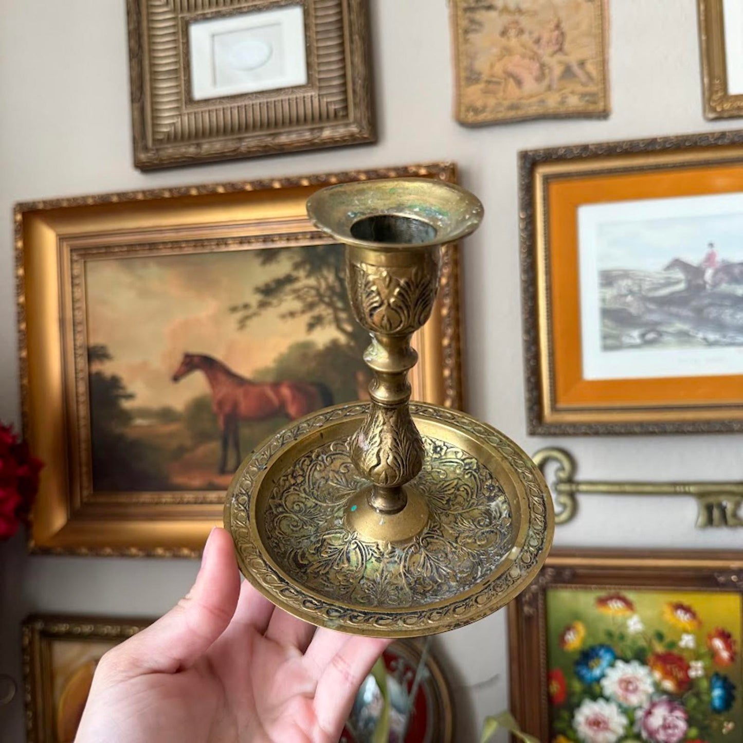 Vintage Brass Candlestick