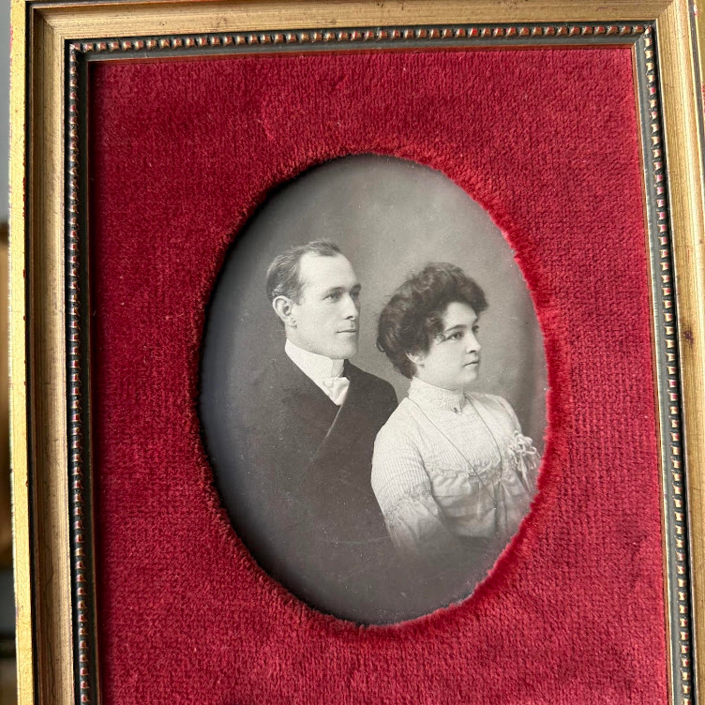 Vintage Framed Couple Portrait