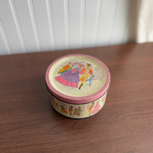 Vintage Round Mackintosh Tin