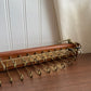 Vintage Wood and Brass Tie/Scarf/Belt Organizer