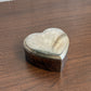 Silver Plated Heart Shaped Jewelry Box engraved Casandra