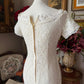 1960s style Vintage wedding Cream lace dress