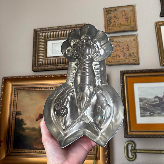 Vintage Copper Lobster Mold