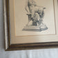 vintage Framed Nereid "Ione" from Sculpture by Thomas Nelson Maclean 1880