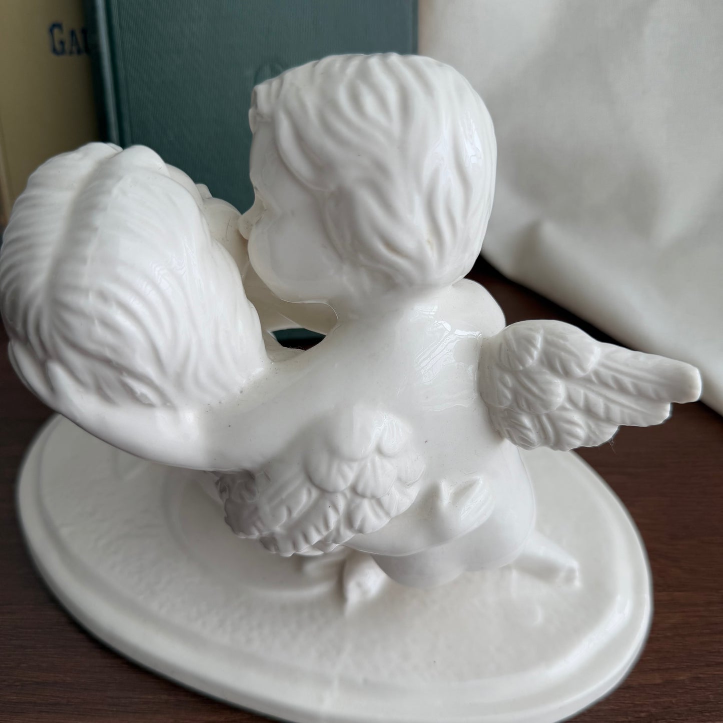 Ceramic cherubs