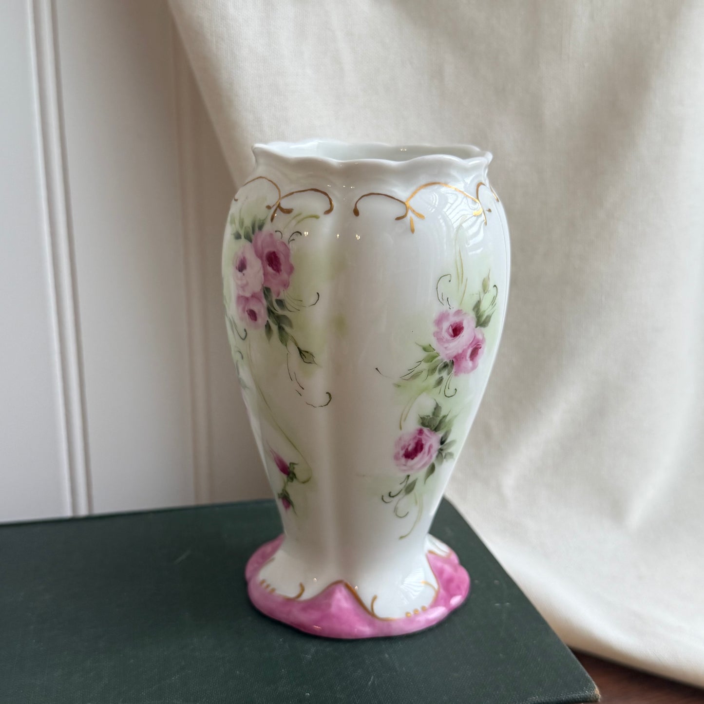 Vintage Handpainted Bud Vase