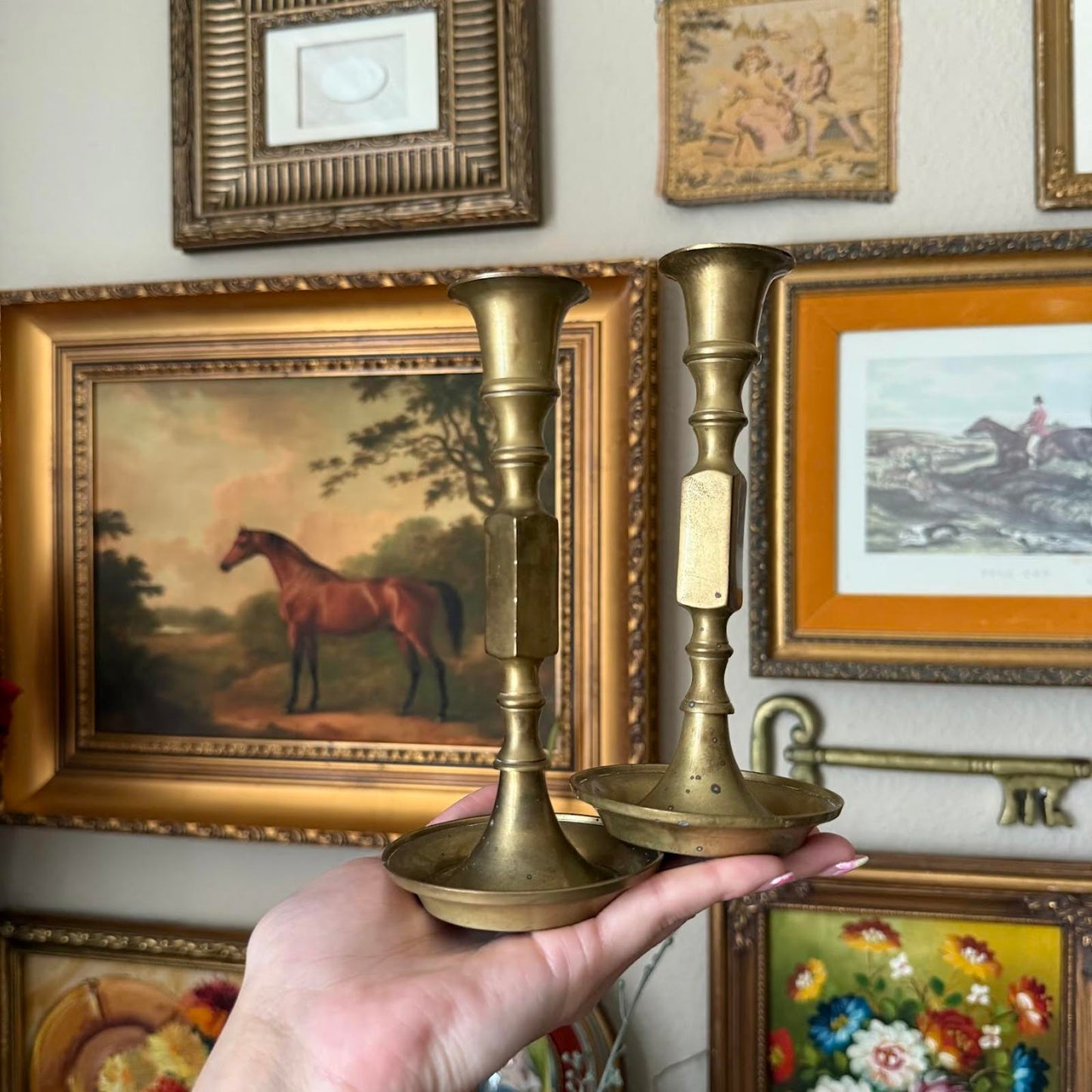 Vintage Brass Candlesticks