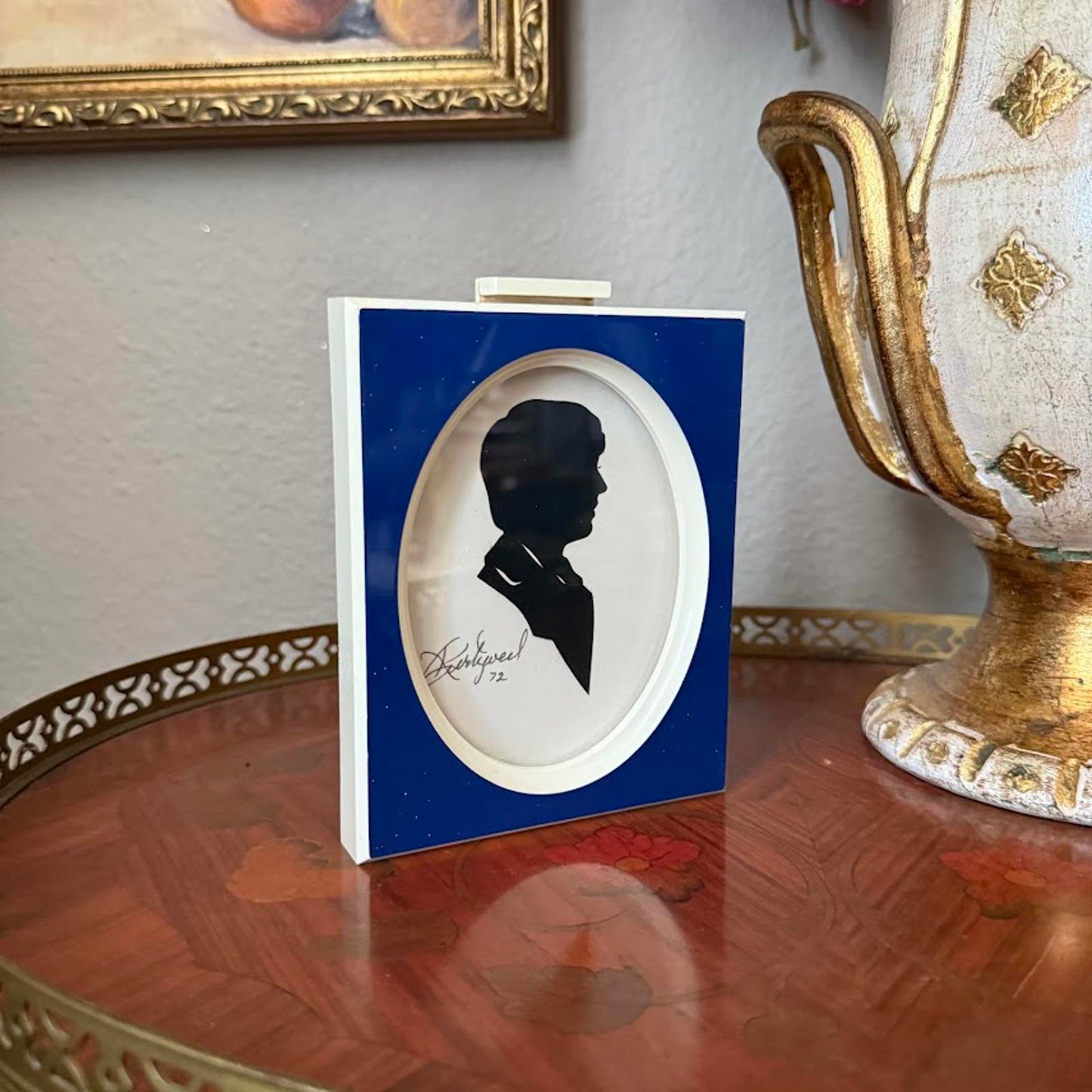 Vintage Framed Silhouette of a Man