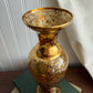 Gold Accent Flowers Bud Vase