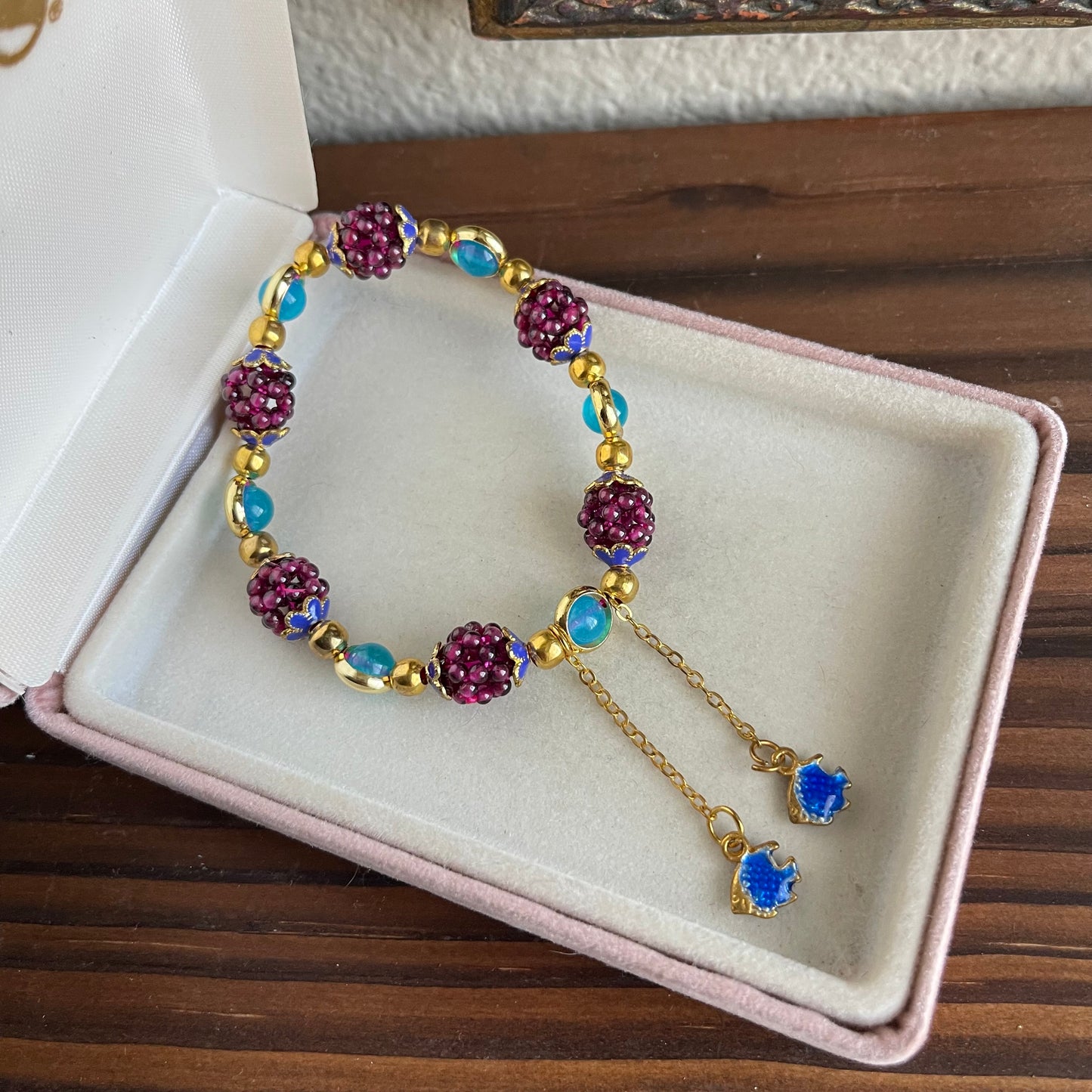 Natural Store Pomegranate beaded bracelet