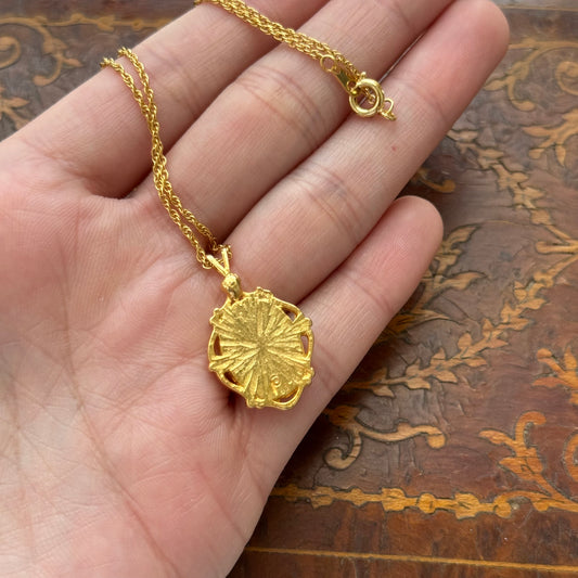 Vintage Faux Cameo Necklace
