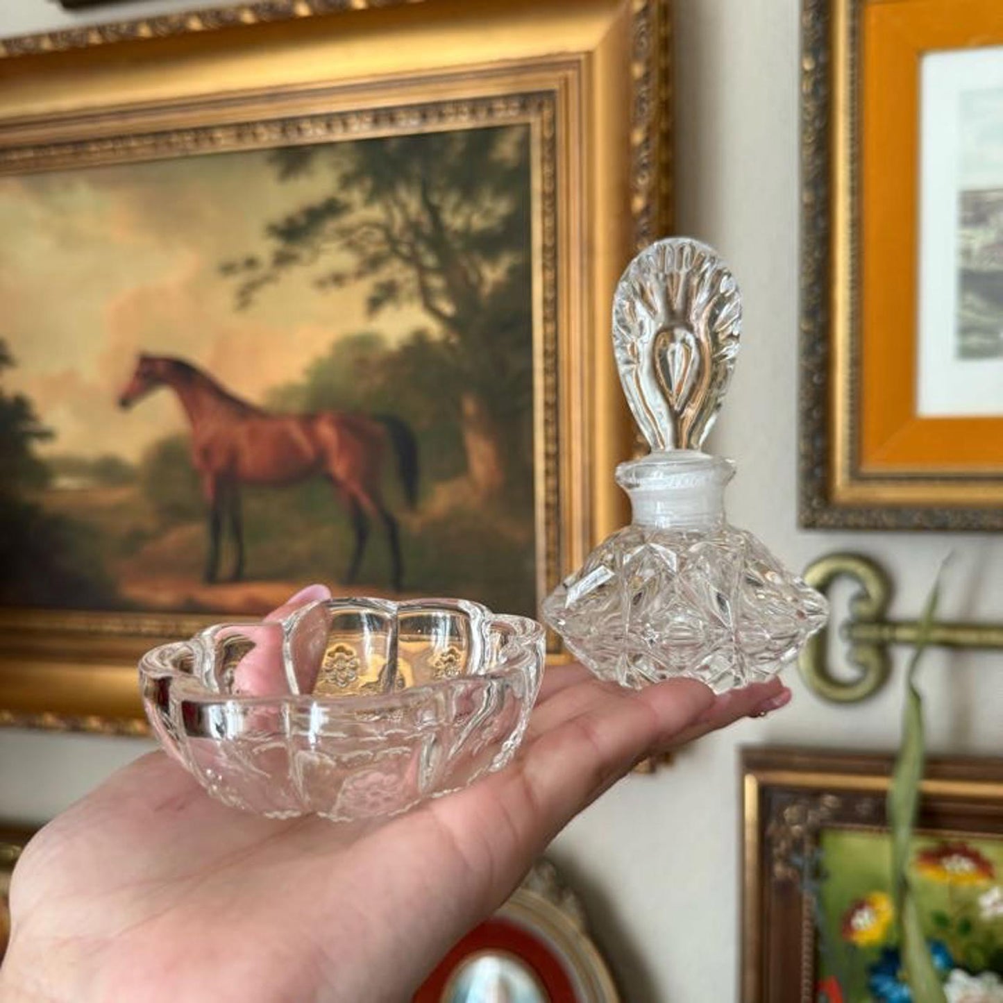 Vintage Glass Perfume Bottles