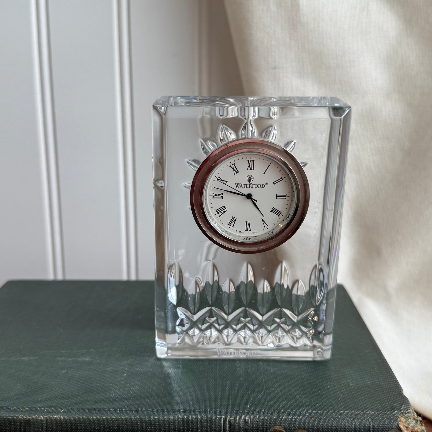 Waterford Crystal Lismore Desk Clock