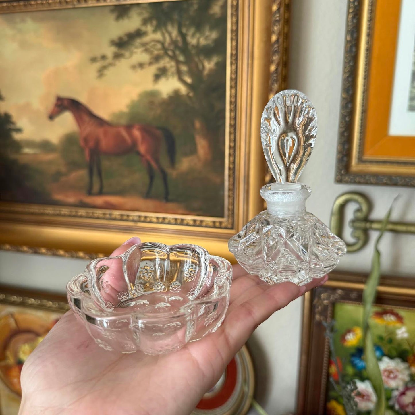 Vintage Glass Perfume Bottles
