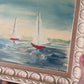 Vintage sail boat painting