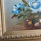 Bird with Blue flowers Painting