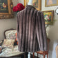 Vintage Outer Layers Coat Womens Brown Faux Fur Made in USA