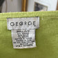 George Women’s Green Bejeweled Gems Button up Long Sleeve Cardigan Sweater