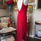 Vintage Red Sparky Dress