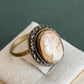 Vintage Shell Cameo Ring