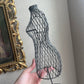Vintage Old Wire Metal Doll Dress Form