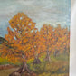 Fall Impressionist Mid Century Painting signed