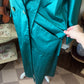 Vintage Turquoise Trench Coat