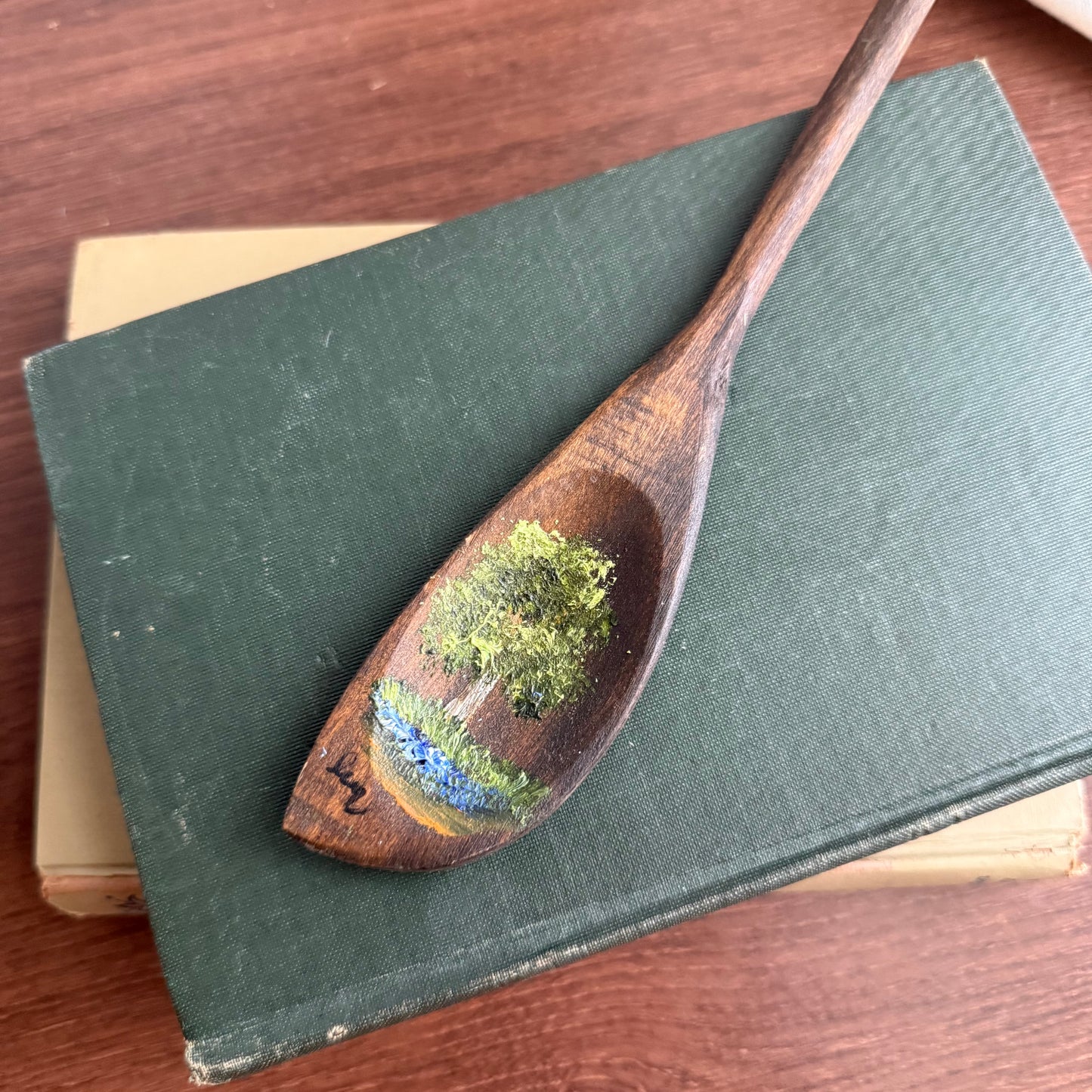 Hand Painted Wooden Spoon