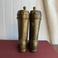 Vintage brass cowboy boot bookends