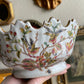 Vintage Chinese Porcelain with Birds Bowl/Planter