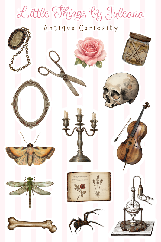 Antique Curiosity Sticker Sheet
