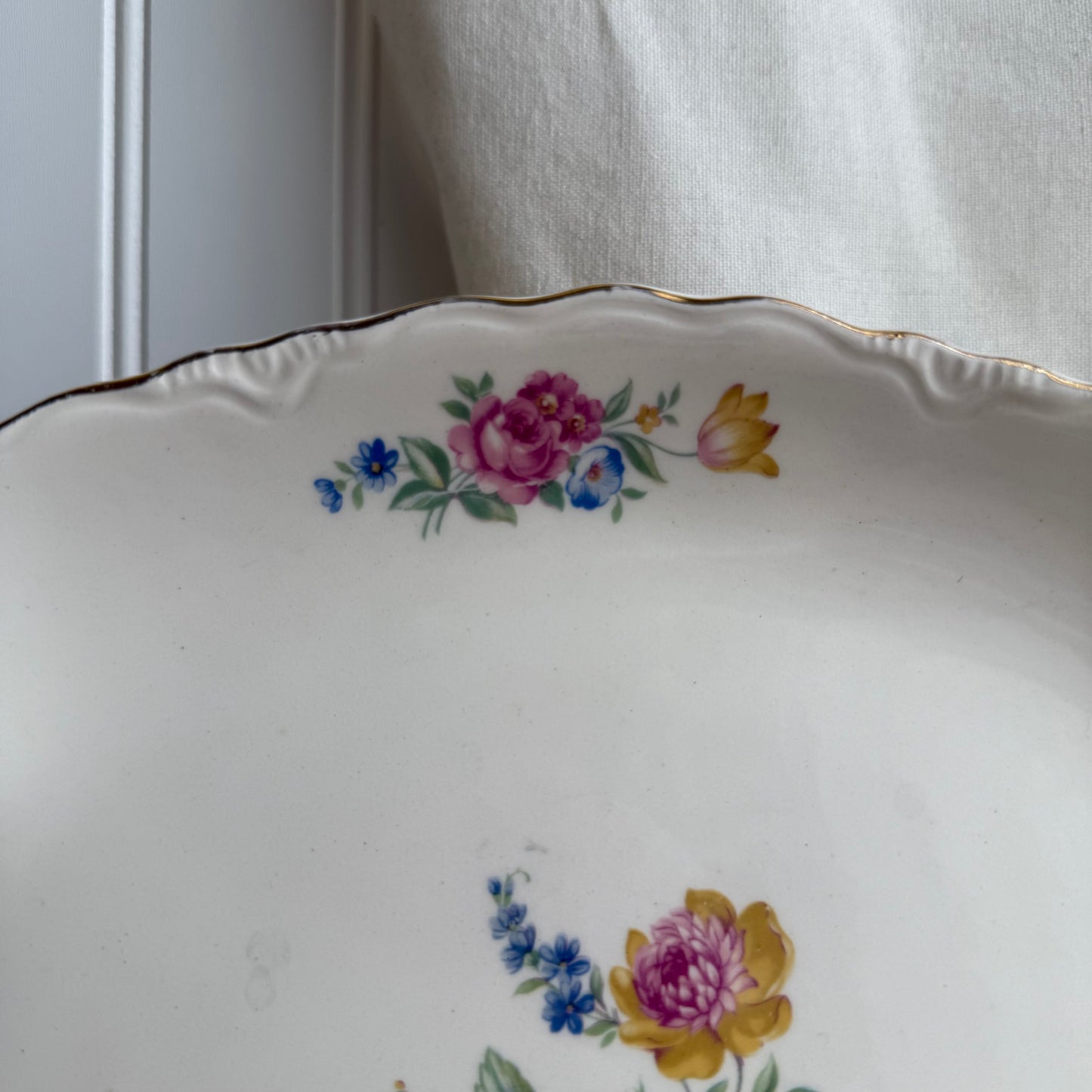 Hazel Pattern 1940's Floral Plate