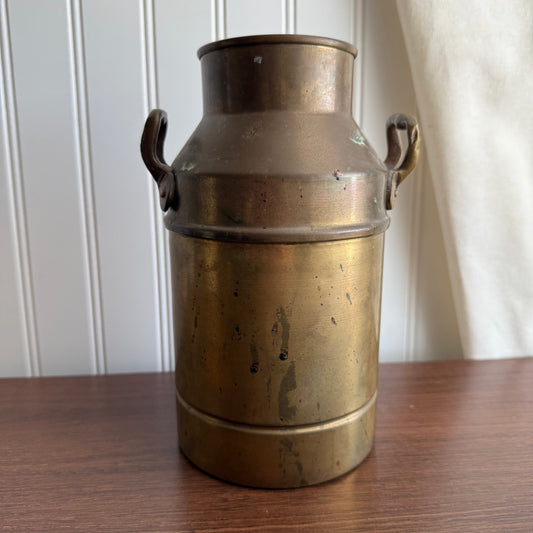 Vintage Brass Milk can Milk Jug