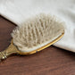 Vintage Blue Gold tone Brush