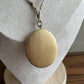 Vintage Gold plated etched with rhinestone Locket necklace