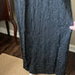 Vintage 80s/90s Black Beaded Halter Long Formal Dress By Alexia Admor