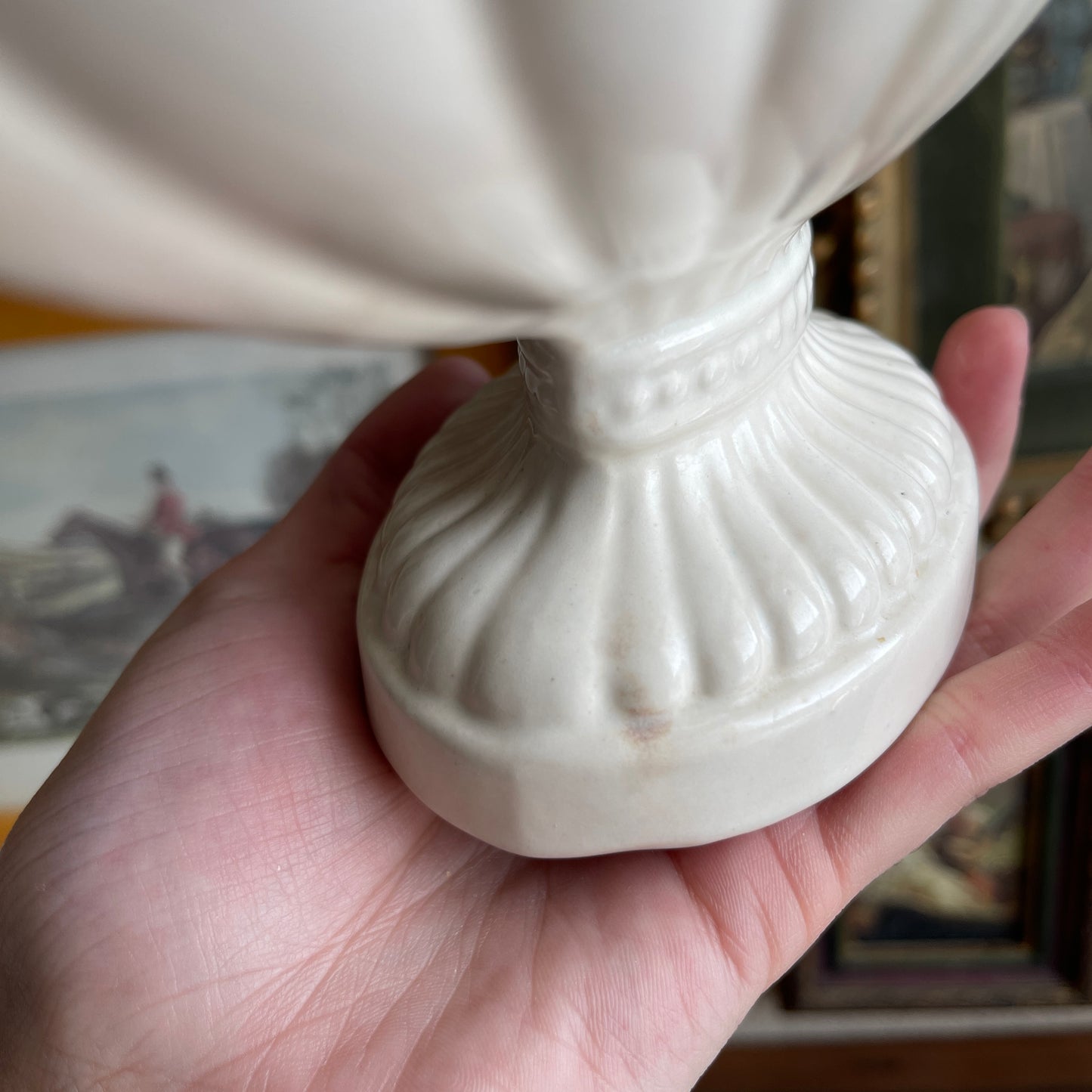 Vintage Boat Shaped Vase