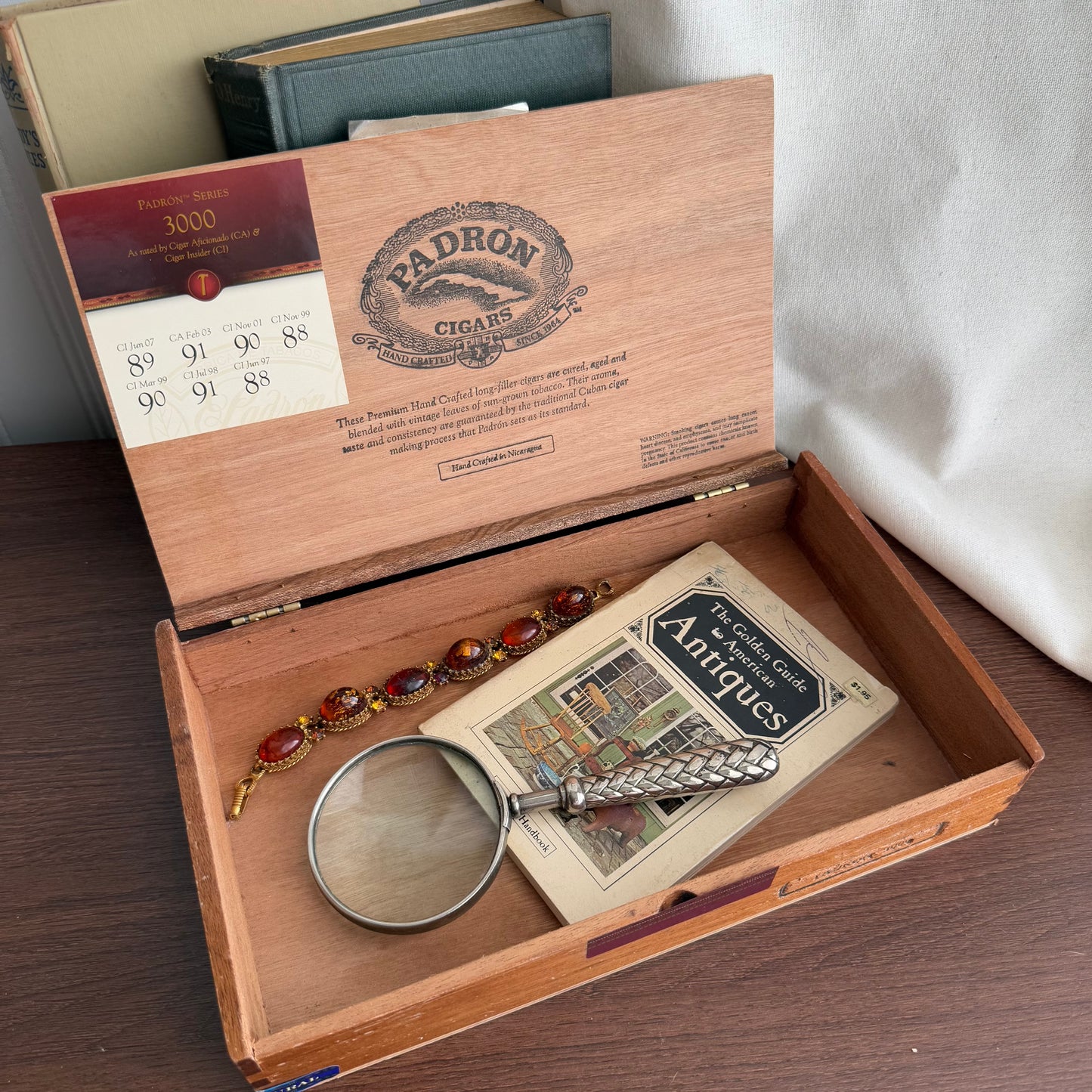 Wooden Padron cigar box