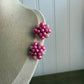 Vintage Faux Pearls Clip On Earrings Japan